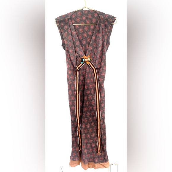 Rozae Nichols Silk geometric dress size P - Picture 1 of 14